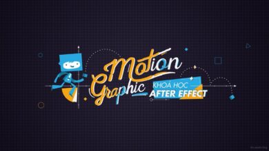 khoá học Motion Graphic với After Effects