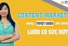 khoá học Content marketing - Những tuyệt chiêu viết có sức hút - Unica