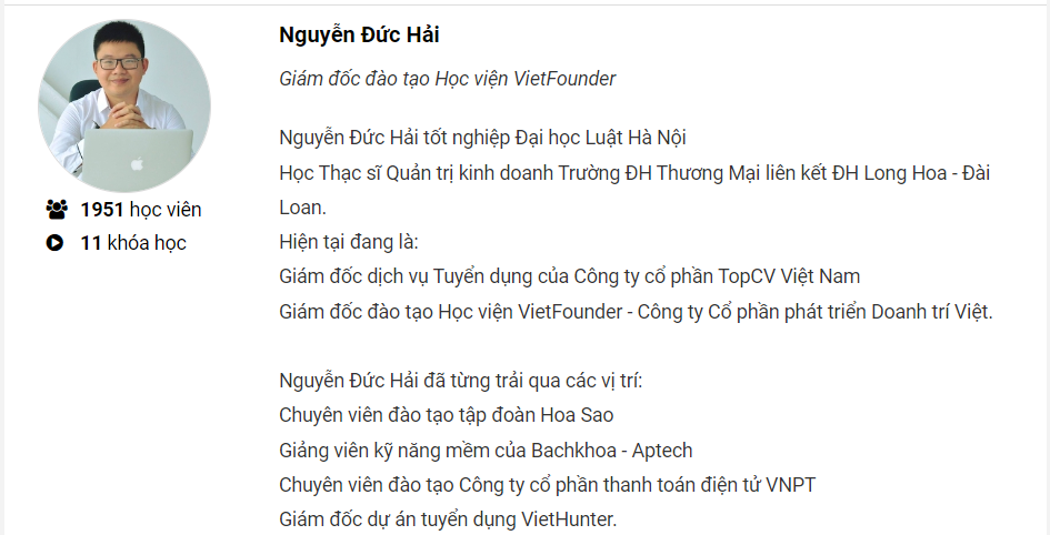 giảng viên Nguyễn Đức Hải