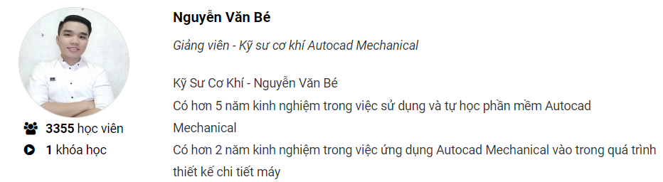 giảng viên Nguyễn Văn Bé
