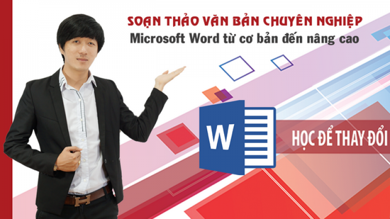 khoá học Thành thạo Microsoft Word 2013 từ cơ bản đến nâng cao
