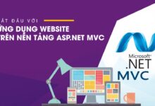 khoá học Từng bước xây dựng ứng dụng website với ASP.NET MVC